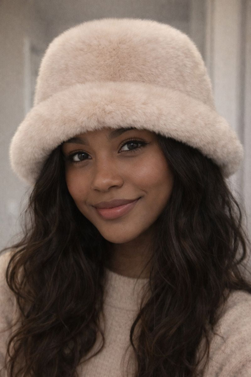 Bone Fur Hat - Ultra Warm Insulated Winter Comfort For Snowy Outdoors With Plush Lining And Windproof Design