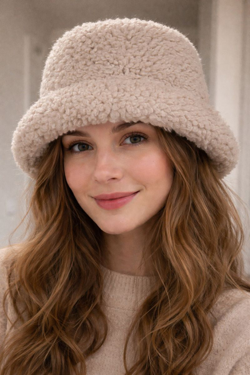 ArcticLuxe Cream Fur Hat - Ultra Soft Faux Fur For Cozy Cold Weather Comfort And Style