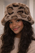 WildLuxe Leopard Print Fur Hat - Ultra Warmth And Cozy Winter Style In Premium Faux Fur